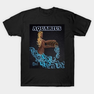 Aquarius the water-bearer zodiac sign T-Shirt